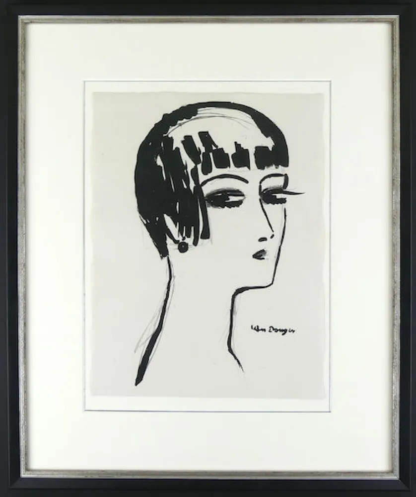 Lithograph Van Dongen - Les Cheveux Courts