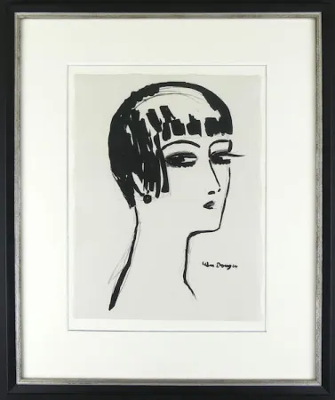 Lithograph Van Dongen - Les Cheveux Courts