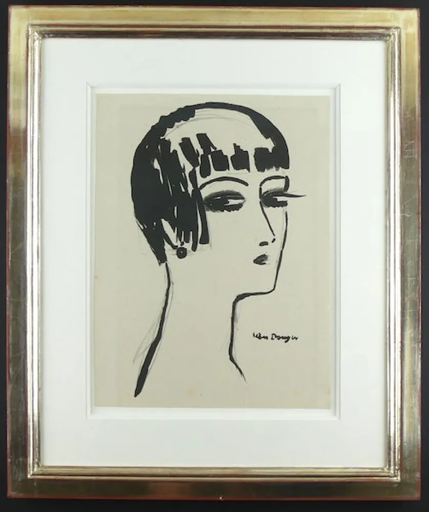 Lithograph Van Dongen - Les Cheveux Courts