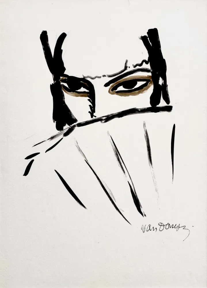 Lithograph Van Dongen - L'Espagnole