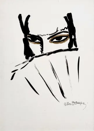 Lithograph Van Dongen - L'Espagnole