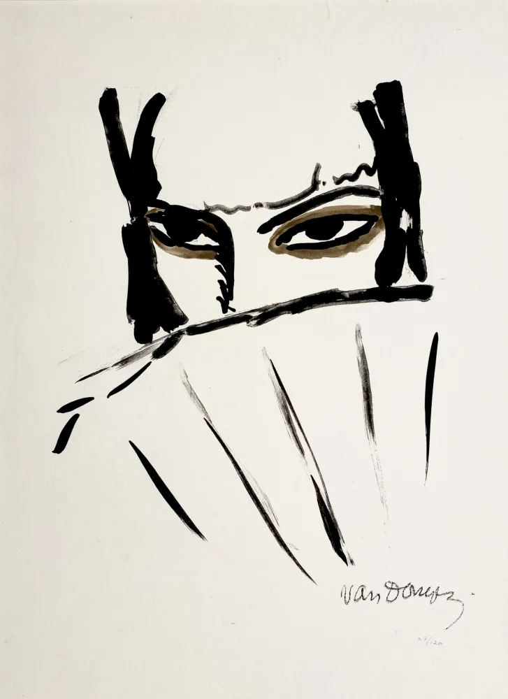 Lithograph Van Dongen - L'Espagnole