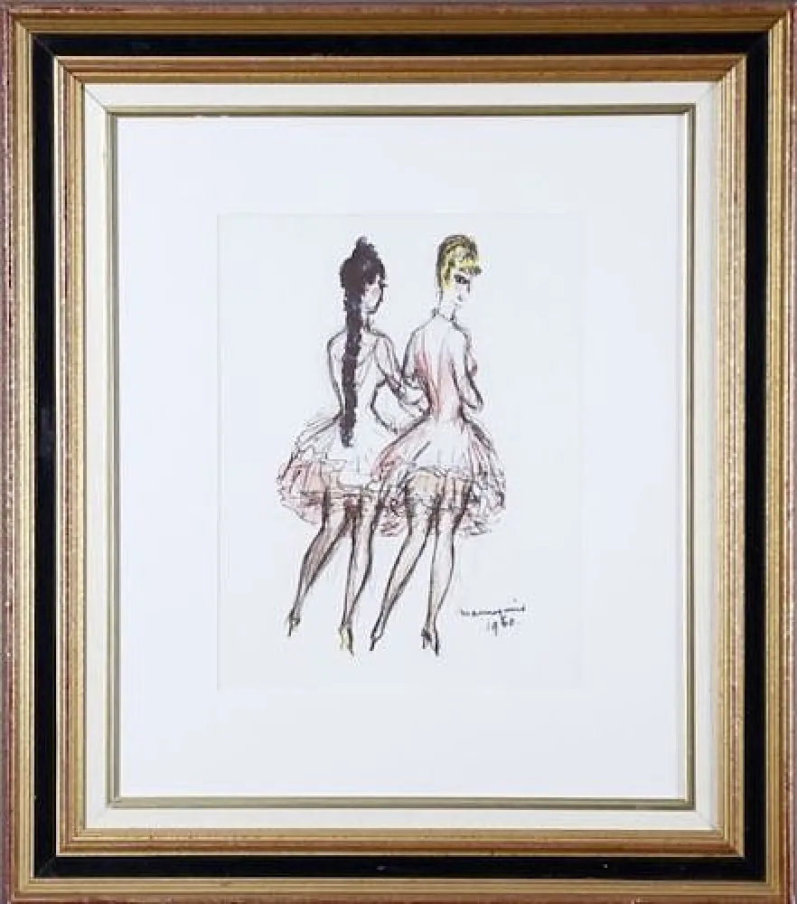 Lithograph Van Dongen - MANNEQUINS – 1960