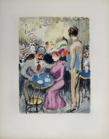 Lithograph Van Dongen - Modigliani, peintre maudit de Montparnasse, 1949