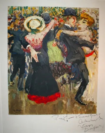 Lithograph Van Dongen - Moulin de la Galette