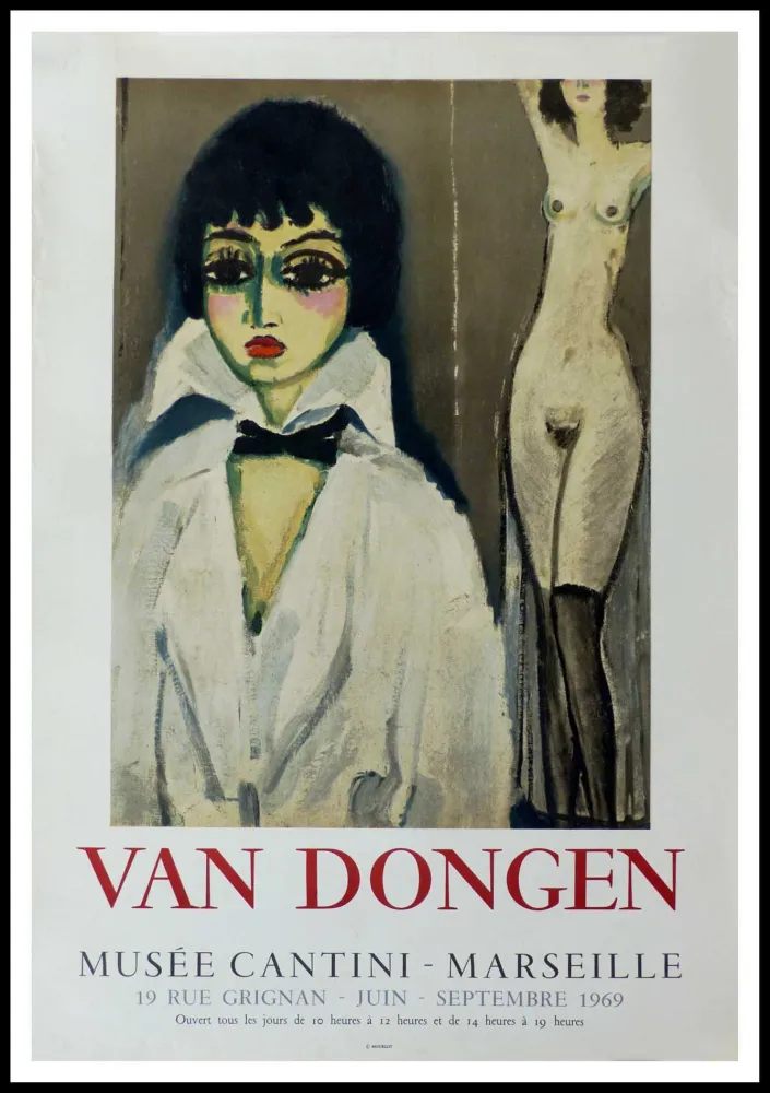 Lithograph Van Dongen - Musée Cantini Marseille - VAN DONGEN