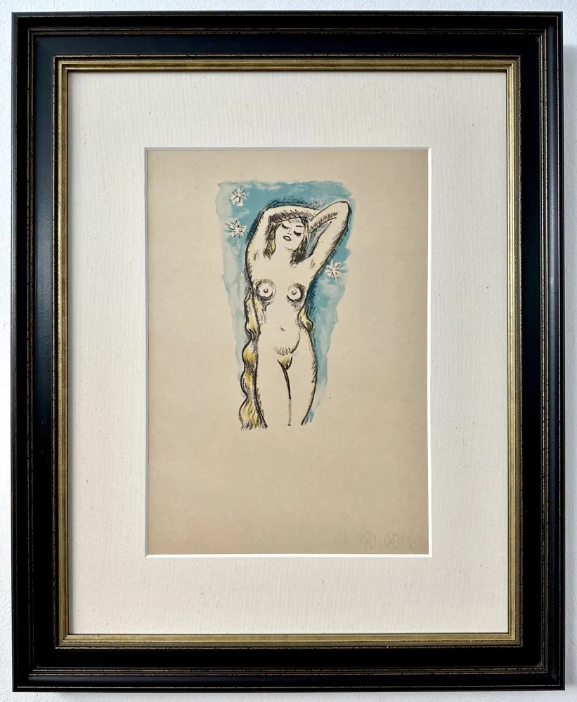 Lithograph Van Dongen - Nu Nocturne