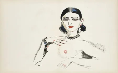 Lithograph Van Dongen - Odalisque