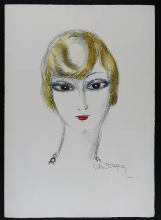 Lithograph Van Dongen - Parisienne