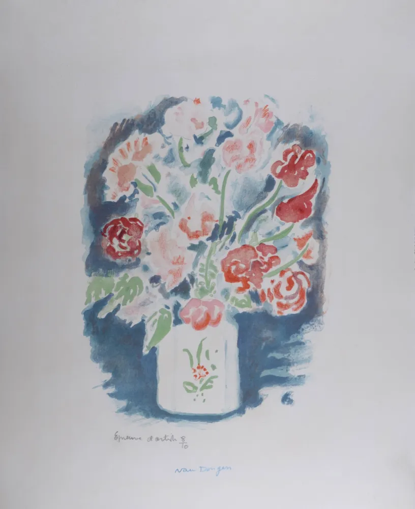 Lithograph Van Dongen - Pois de Senteur