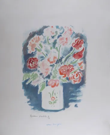 Lithograph Van Dongen - Pois de Senteur