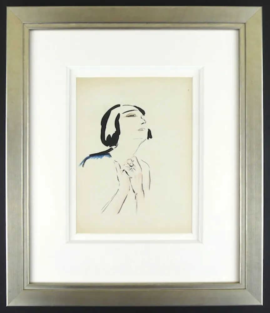 Pochoir Van Dongen - Priere