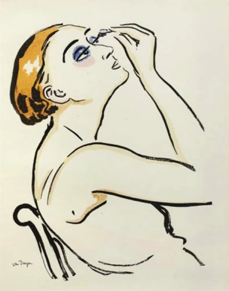 Lithograph Van Dongen - Rimmel