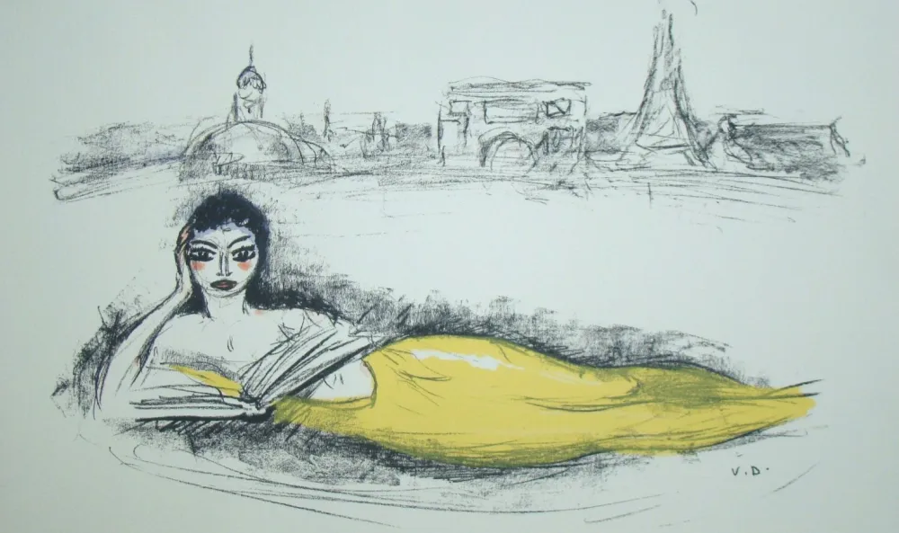 Lithograph Van Dongen - Sirène de Paris