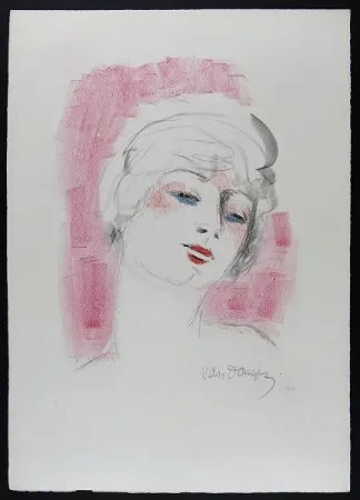 Lithograph Van Dongen - Tête