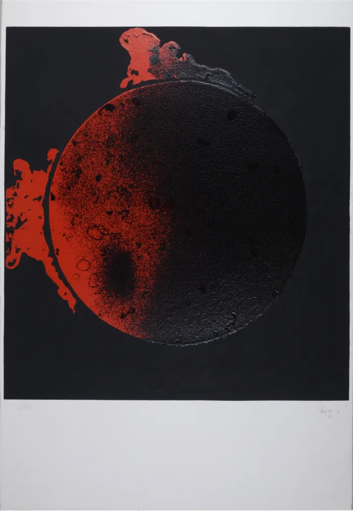 Screenprint Van Hoeydonck - Earth