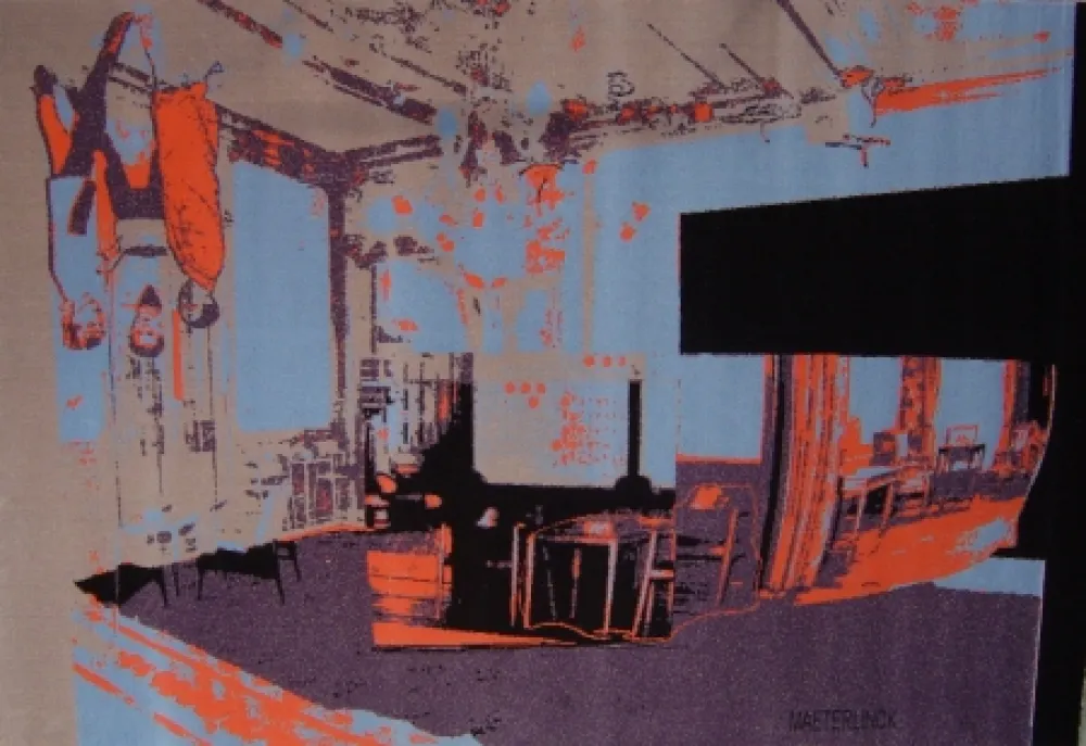 Lithograph Van Kerckhoven - Maeterlinck 