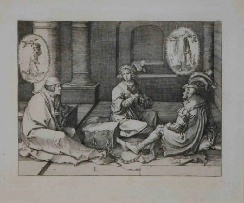 Engraving Van Leyden - Senza titolo