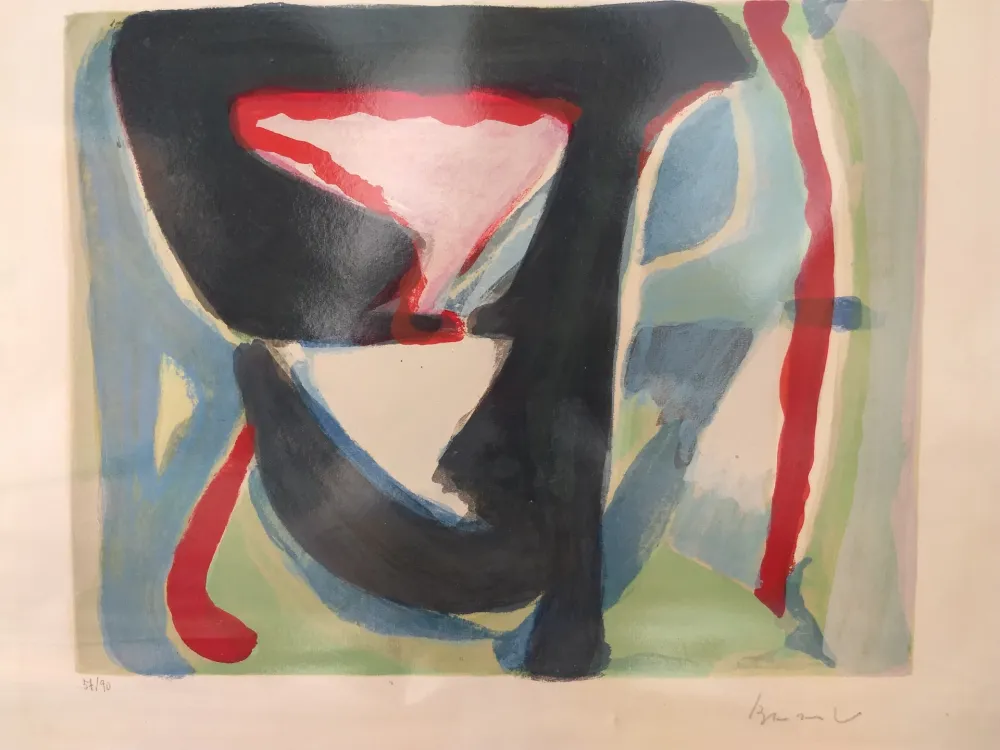 Lithograph Van Velde - 57/90