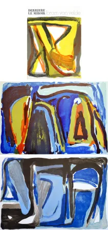 Illustrated Book Van Velde - BRAM VAN VELDE. Derrière le Miroir n° 216. Nov. 1975.