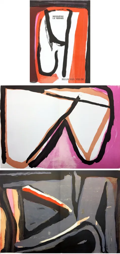 Illustrated Book Van Velde - BRAM VAN VELDE. Derrière le Miroir n° 240. Octobre 1980.