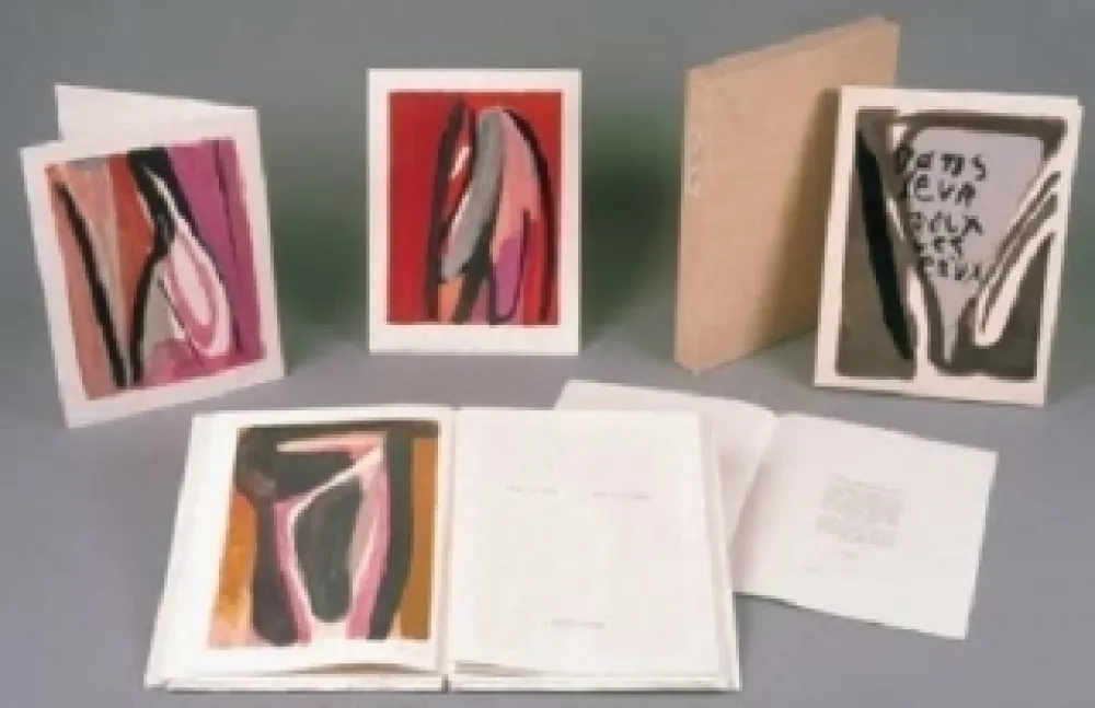 Illustrated Book Van Velde - Dans leur voix les eaux, André Du Bouchet