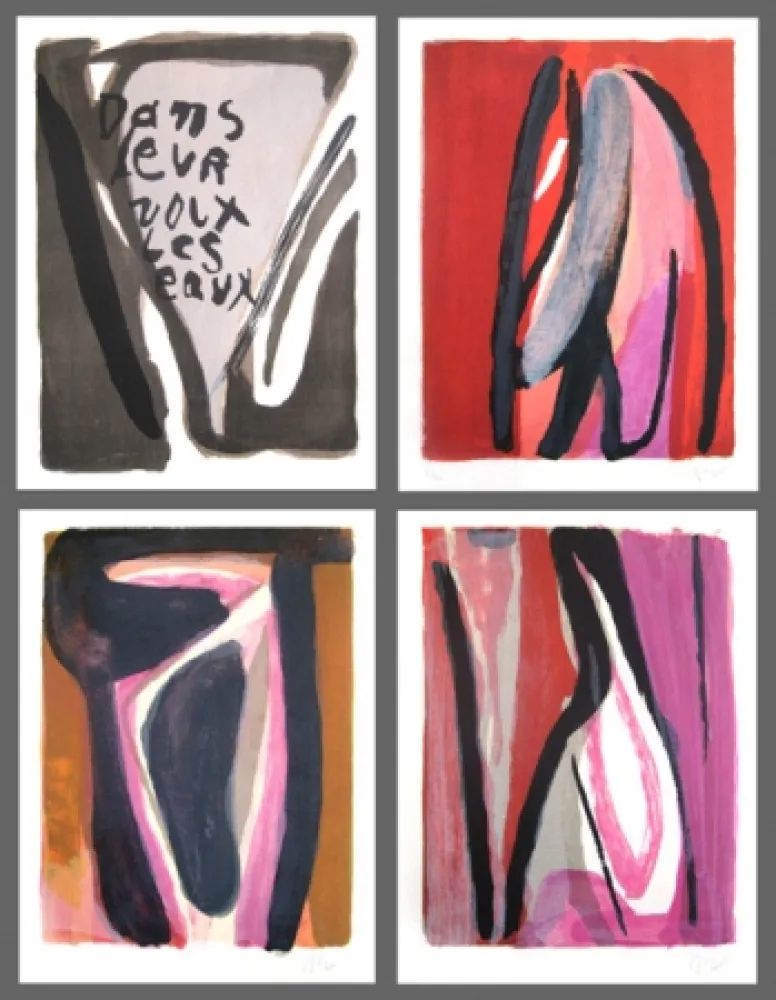 Illustrated Book Van Velde - Dans leurs voix les eaux