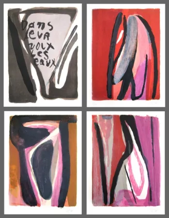 Illustrated Book Van Velde - Dans leurs voix les eaux