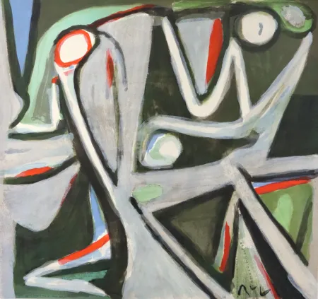 Lithograph Van Velde - Désertique (MP 390)