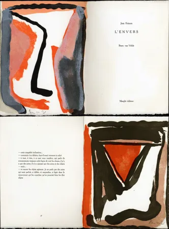 Illustrated Book Van Velde - Jean Frémon. L'ENVERS. Maeght, Paris 1978