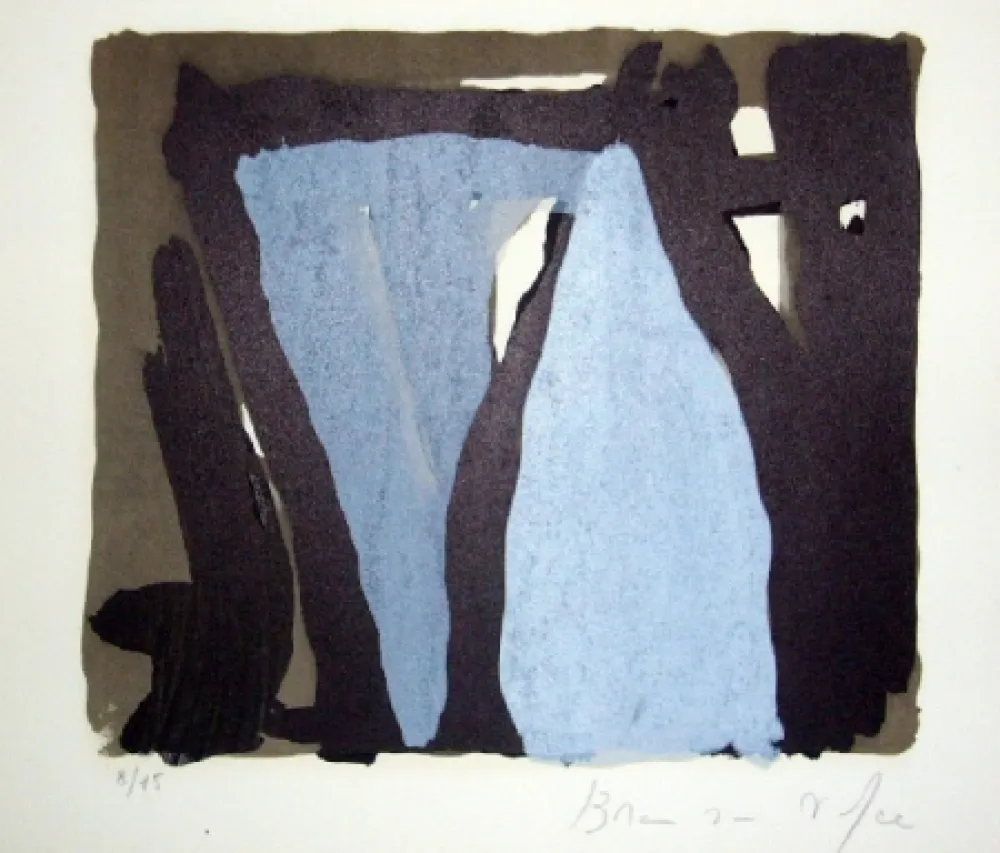 Illustrated Book Van Velde - La folie du jour, texte de Maurice Blanchot