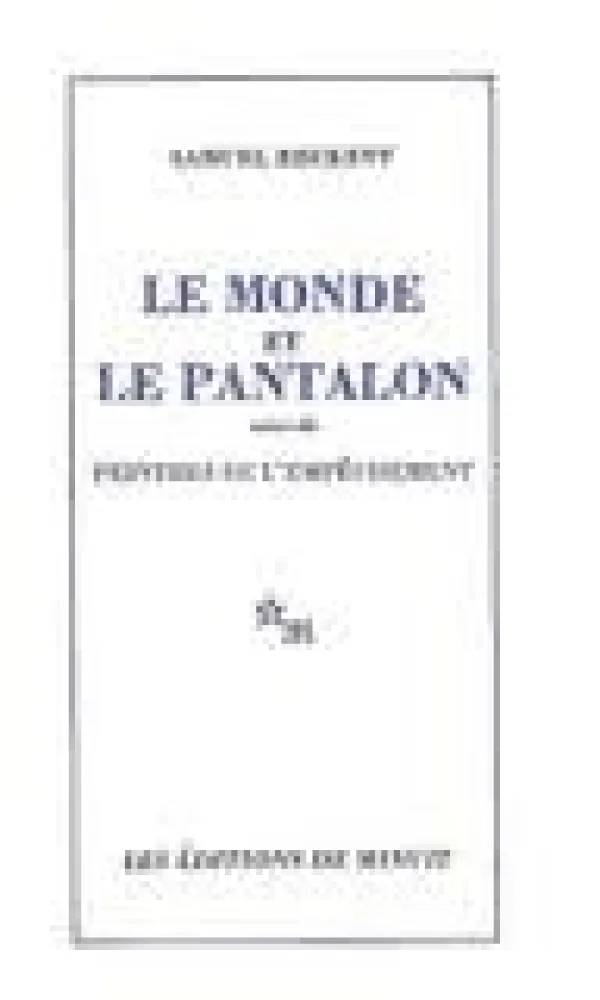 Illustrated Book Van Velde - Le monde et le pantalon