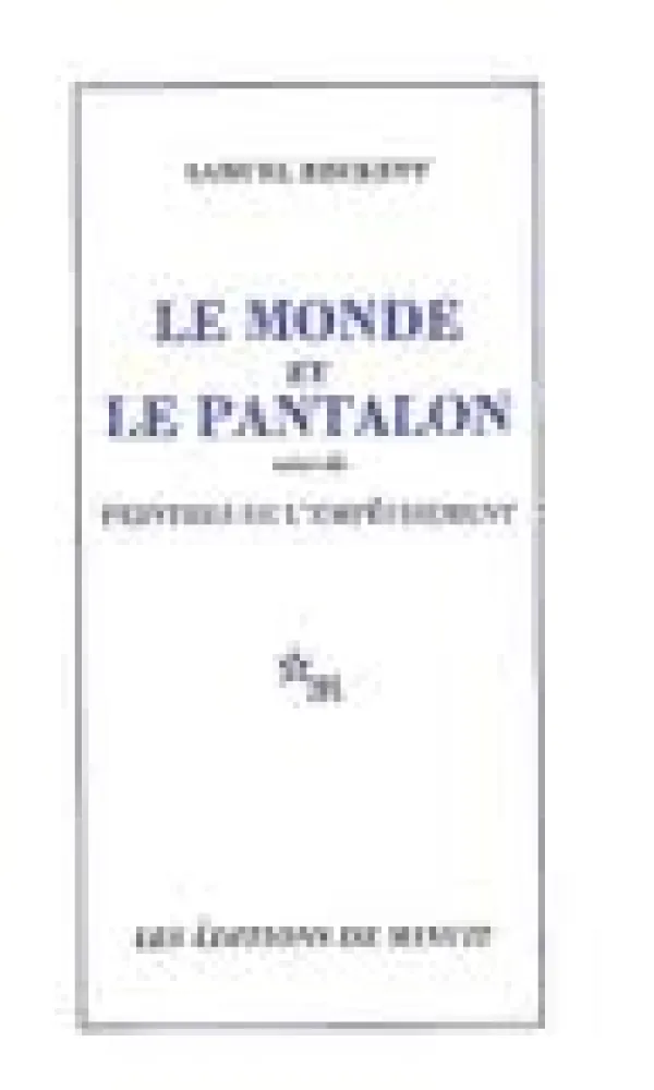 Illustrated Book Van Velde - Le monde et le pantalon