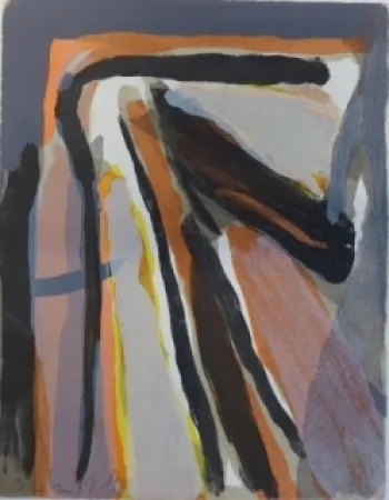 Lithograph Van Velde - Mason, 196