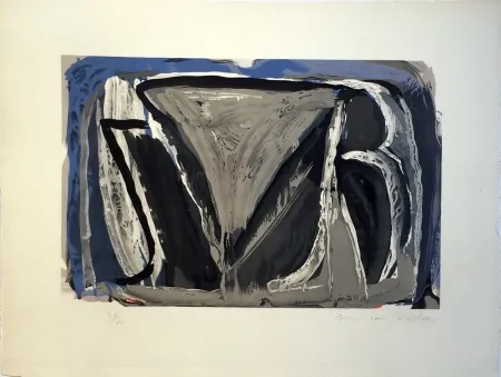 Lithograph Van Velde - MP 015