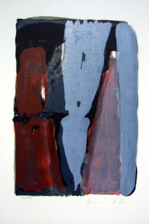 Lithograph Van Velde - Mp 100