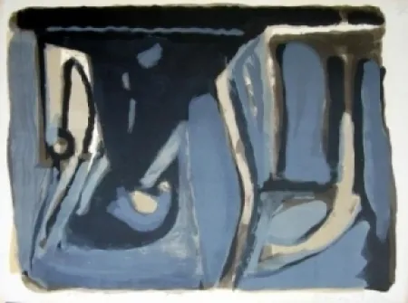 Lithograph Van Velde - MP 109