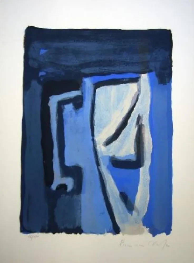 Lithograph Van Velde - MP 111