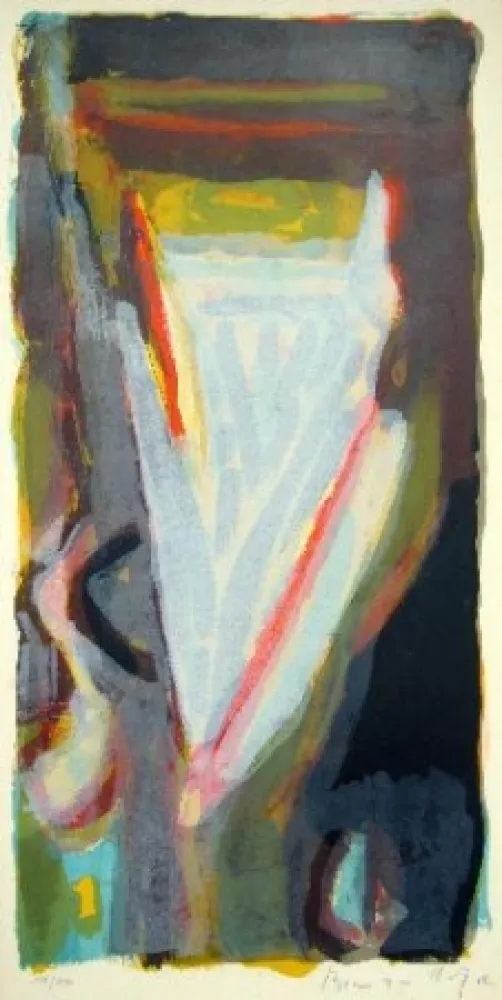 Lithograph Van Velde - MP 115