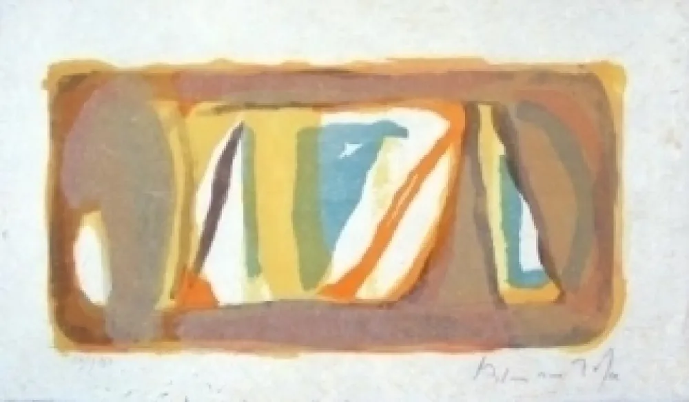 Lithograph Van Velde - MP 118