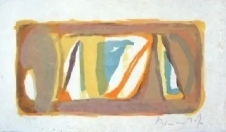 Lithograph Van Velde - MP 118