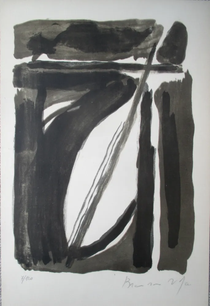 Lithograph Van Velde - M&P 124