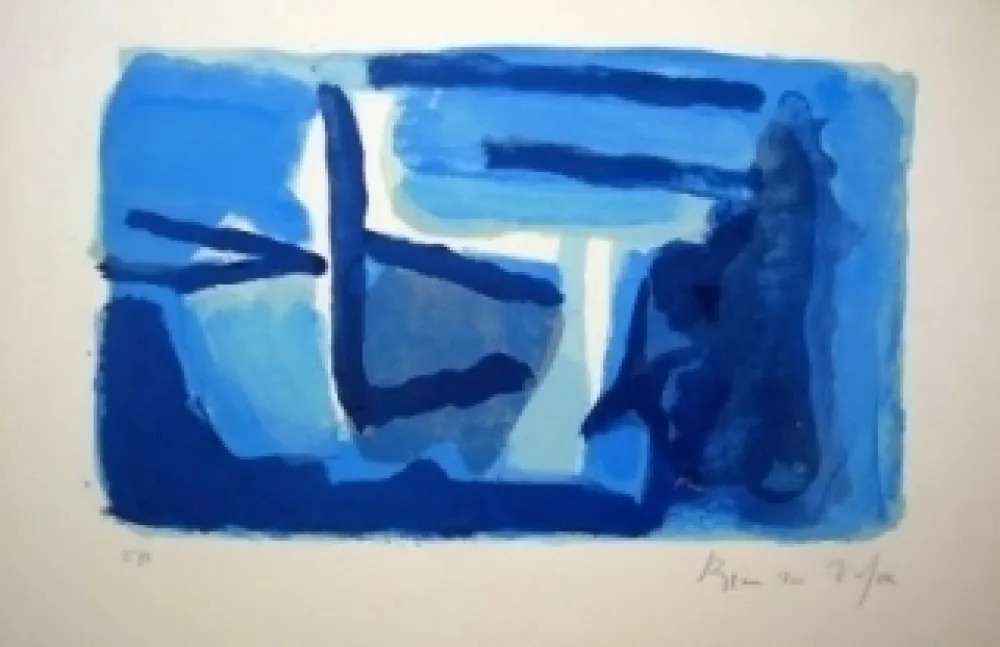 Lithograph Van Velde - MP 127