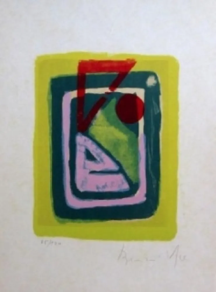 Lithograph Van Velde - MP 146