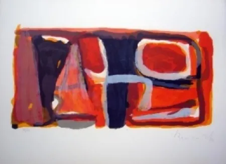 Lithograph Van Velde - MP 160