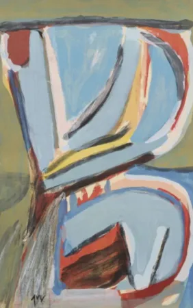 Lithograph Van Velde - MP 167