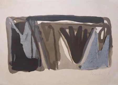 Lithograph Van Velde - MP 171