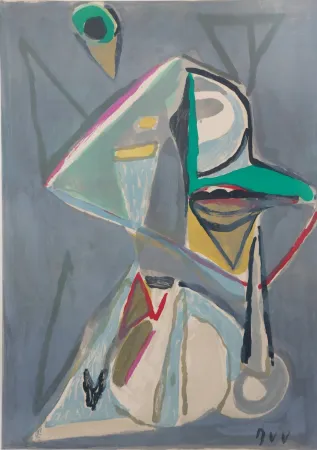 Lithograph Van Velde - MP 193