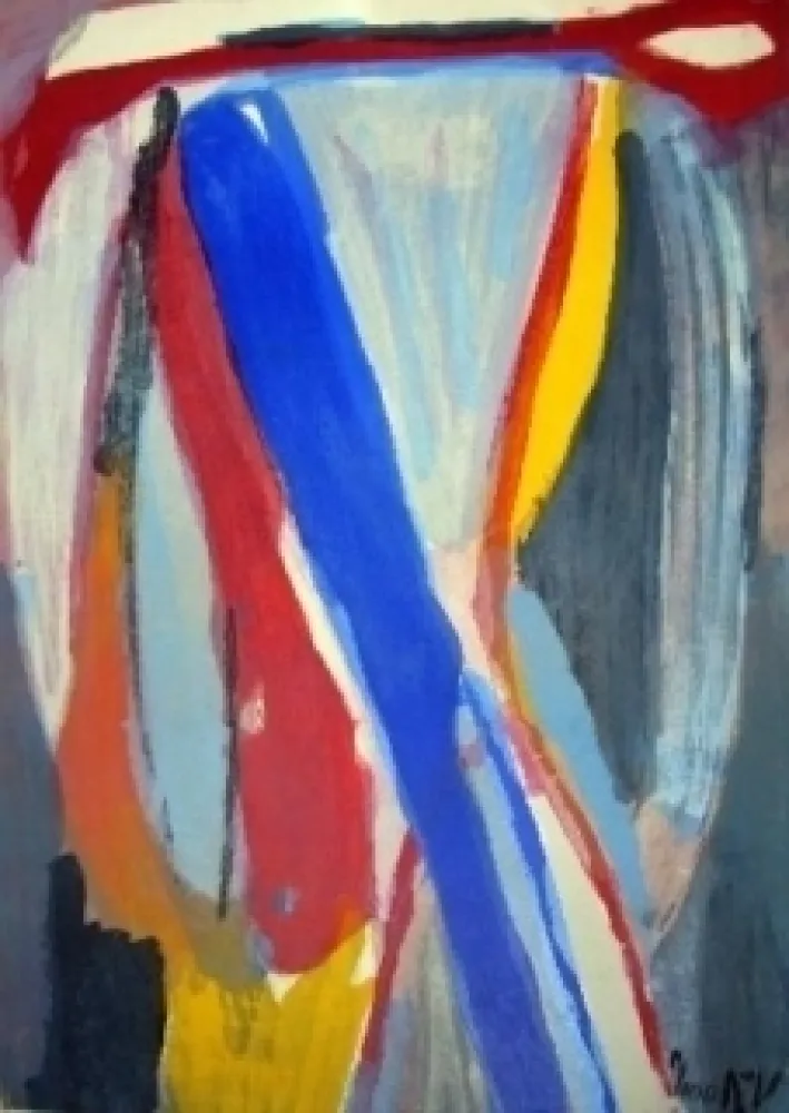 Lithograph Van Velde - MP 204