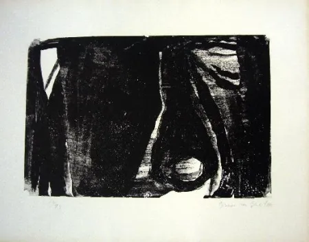 Lithograph Van Velde - MP 21